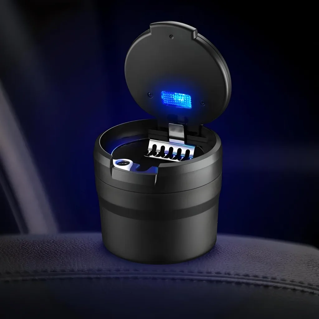 Portable LED-Lit Pop-up Car Ashtray Special Deals 