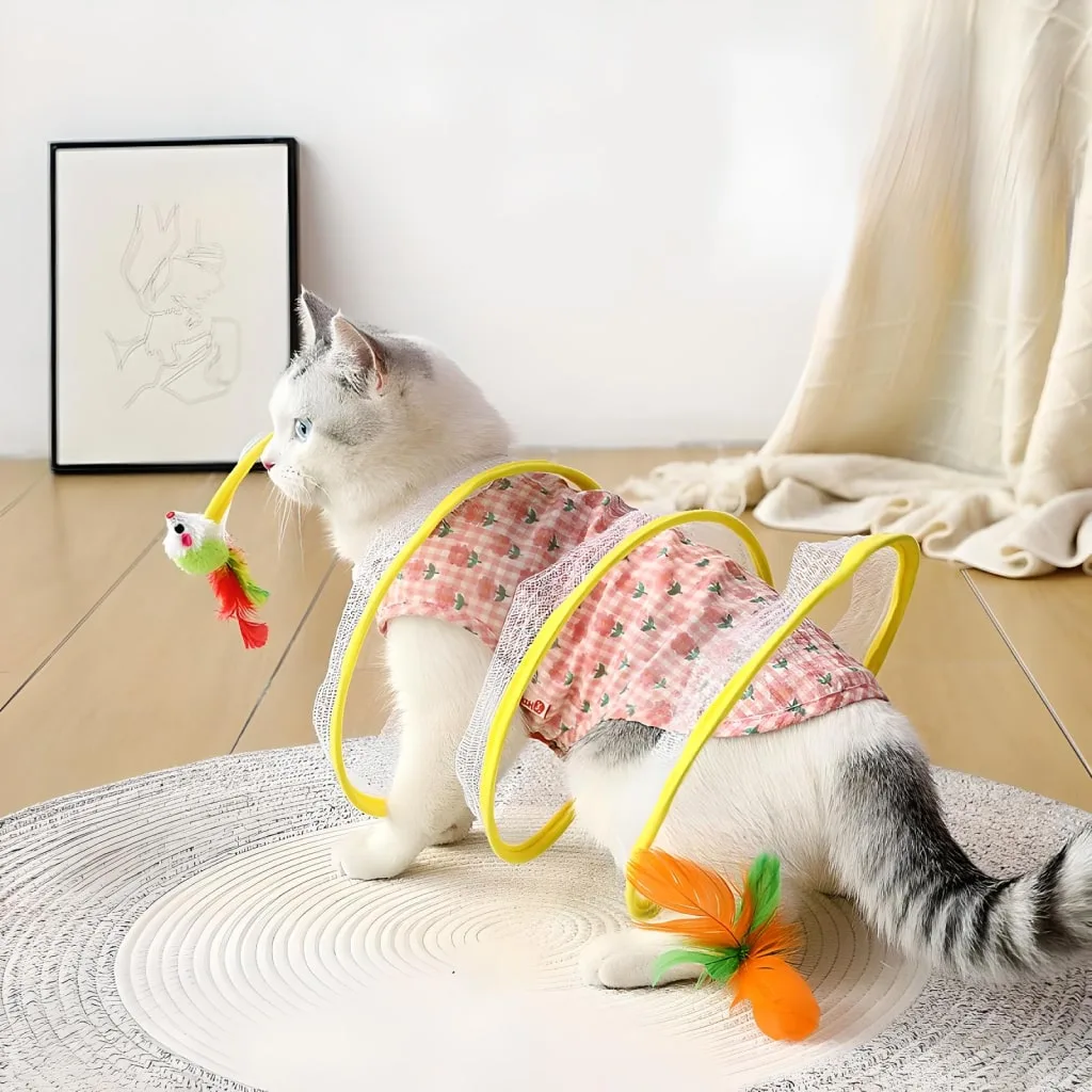 Cat Adventure Tunnel Playful Hide & Seek Toy Special Deals 