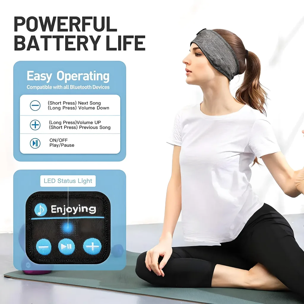 Wireless Bluetooth Sleep Headband with HD Stereo Speakers Special Deals 