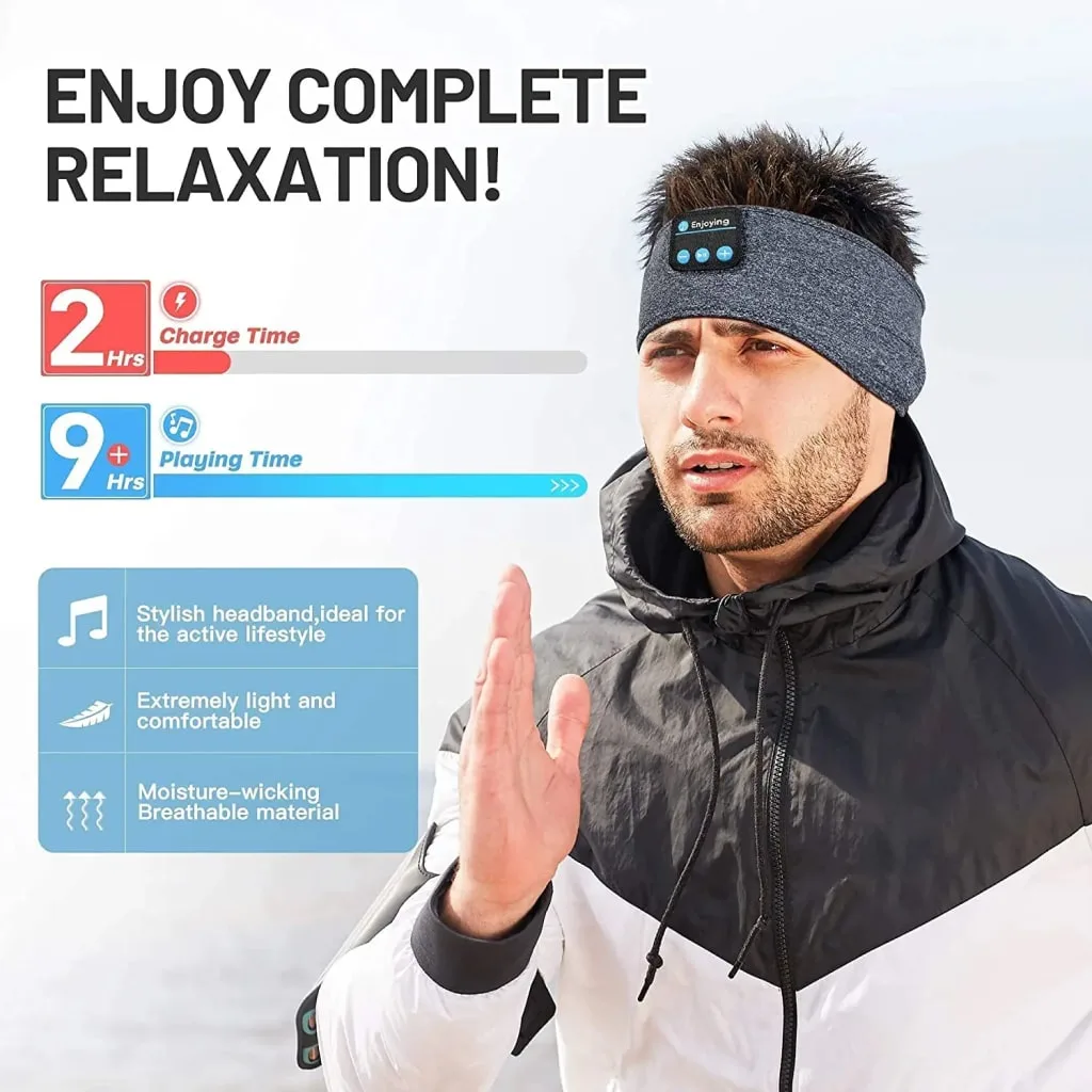 Wireless Bluetooth Sleep Headband with HD Stereo Speakers Special Deals 