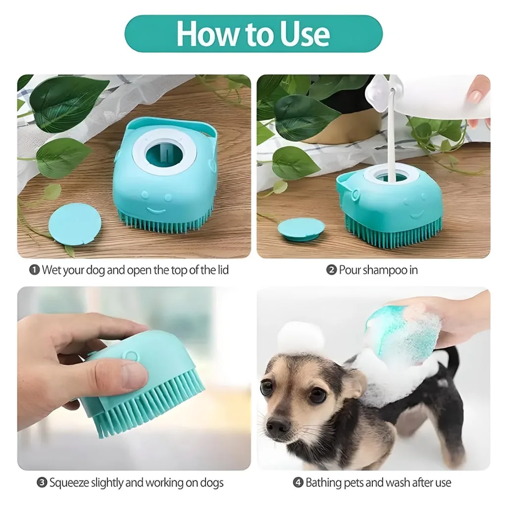Pet Shampoo Massager Brush Special Deals 
