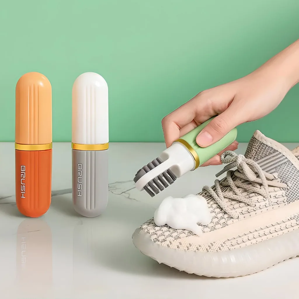3-in-1 Eco-Friendly Portable Cleaning Brush with Liquid Dispenser Special Deals 