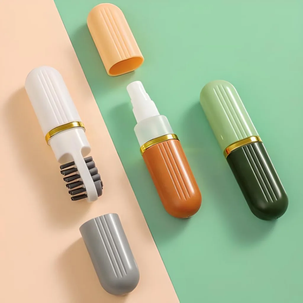 3-in-1 Eco-Friendly Portable Cleaning Brush with Liquid Dispenser Special Deals 