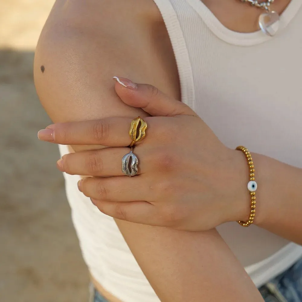 Luxurious 18K Gold Plated Stainless Steel Lip Ring Special Deals 