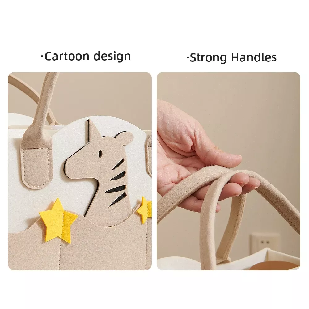 Cartoon design bag with strong handles